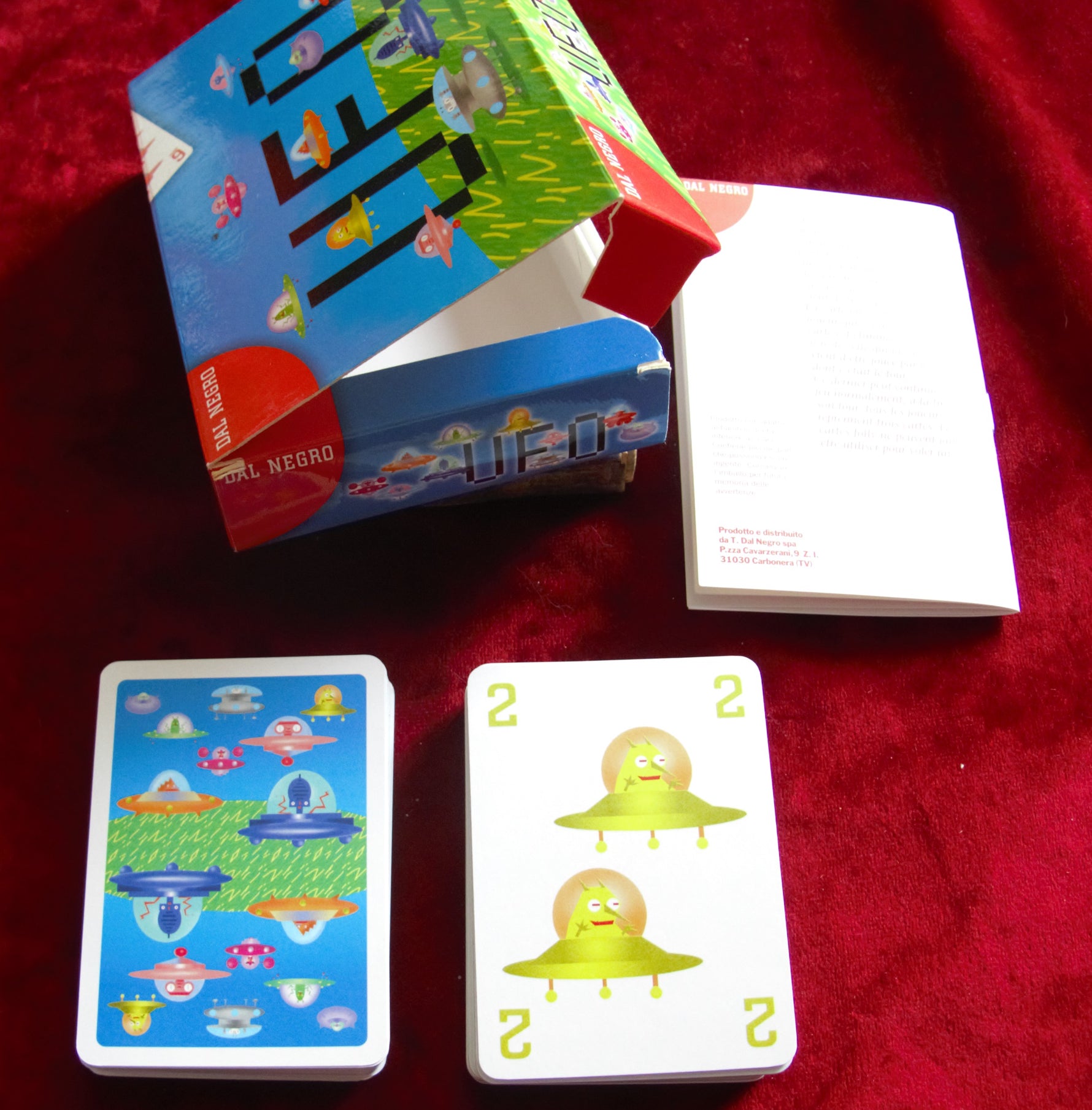 UFO Card Game 2002 - Flying Saucers deck of cards