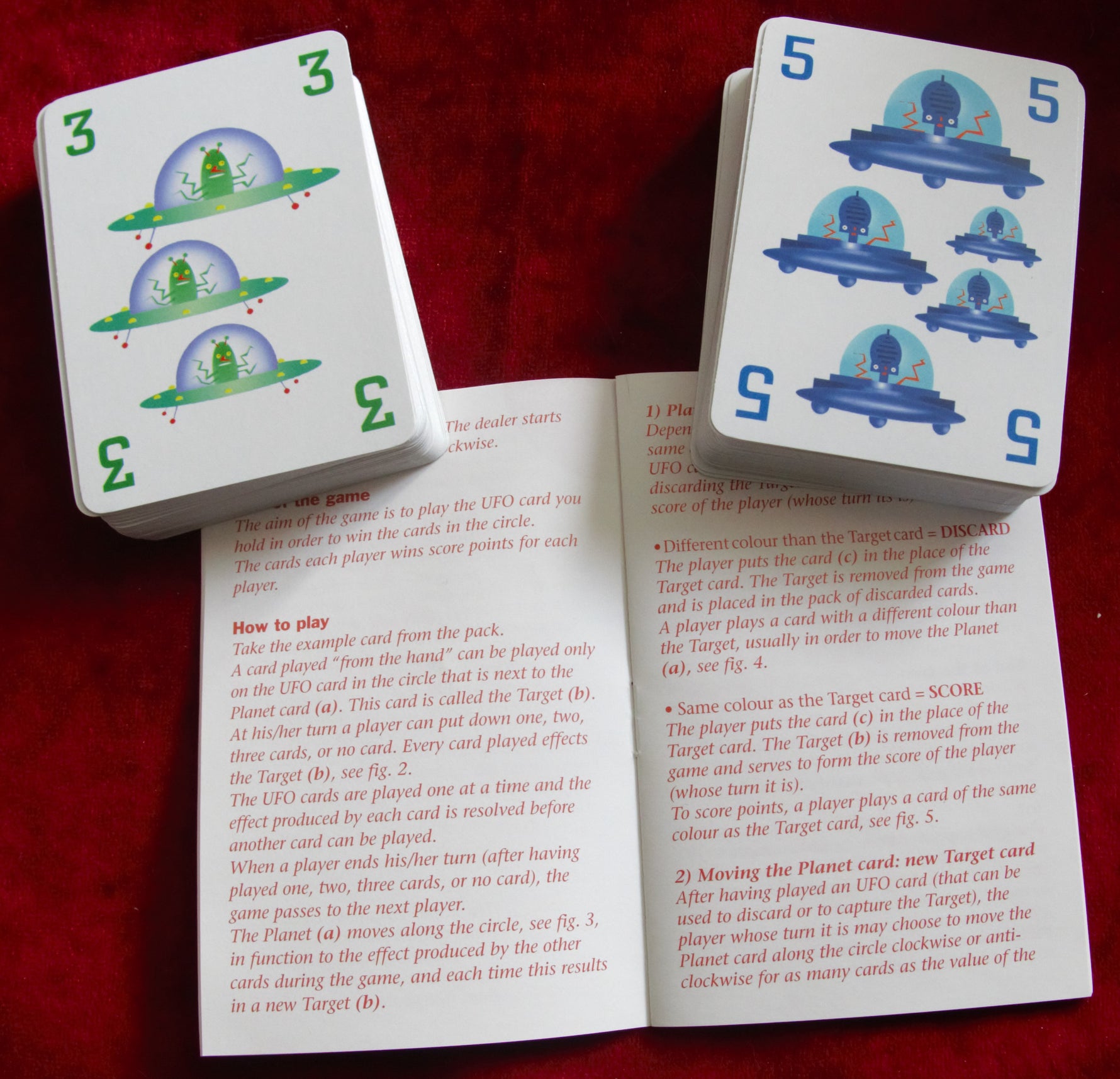 UFO Card Game 2002 - Flying Saucers deck of cards