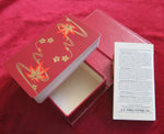 Jeu de tarot Ukiyoe, boîte rouge - Jeux américains 1983 - Tarot japonais
