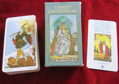 Le classique Rider-Waite réinventé ! – Universal Tarot – Édition Lo Scarabeo (début des années 2000)