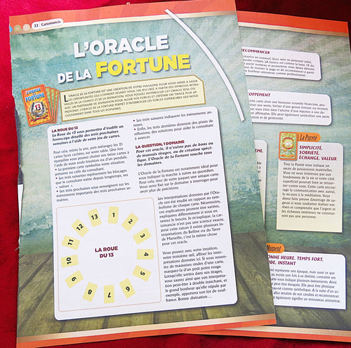 L'Oracle 13 de la Fortune – Vintage French Divination Deck - (Vous et Votre Avenir)