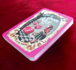 Alice in Wonderland Divination Box – Unique Handmade Oracle Book Box with Vintage Pocket Tarot