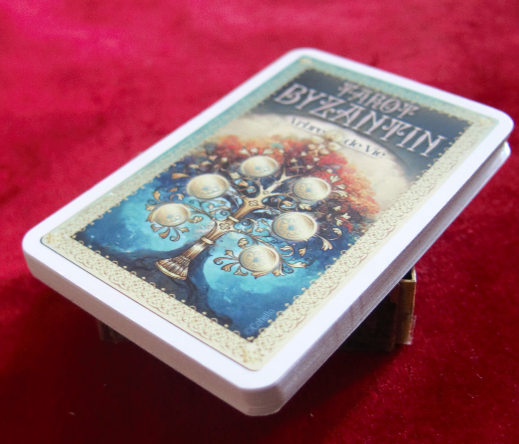 Tarot byzantin – Oracle français – Tarot style anime + Guide PDF