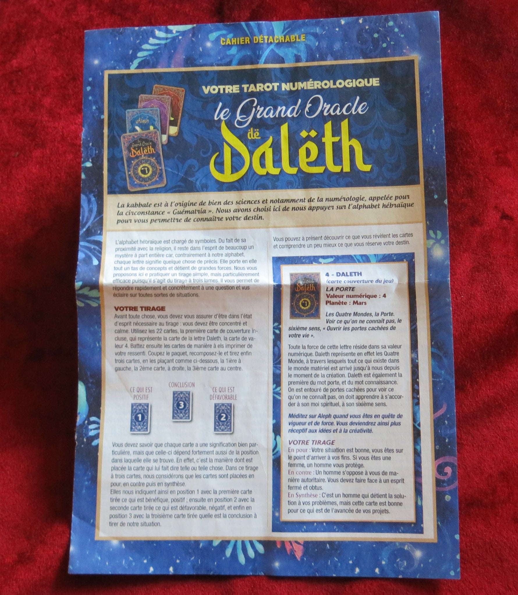 The Daleth Tarot - Hebrew Alphabet Cards - Kabbalah Cards