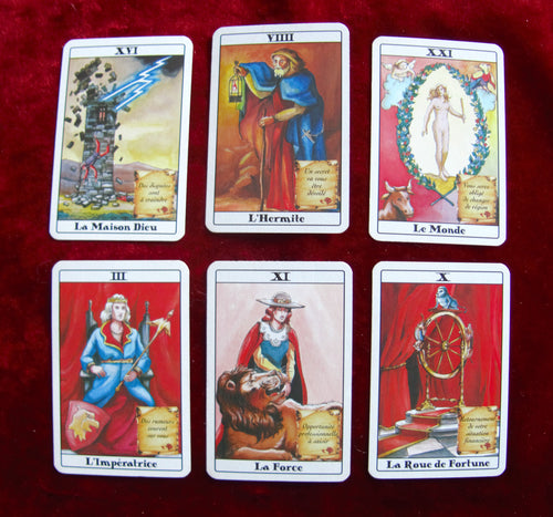 Tarot de Marseille, Traditional Tarot, French Tarot Deck, Marseille Major Arcana, Historic Tarot, Antique Tarot Reproduction