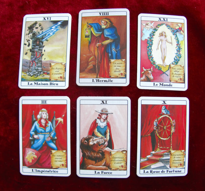 Tarot de Marseille, Traditional Tarot, French Tarot Deck, Marseille Major Arcana, Historic Tarot, Antique Tarot Reproduction