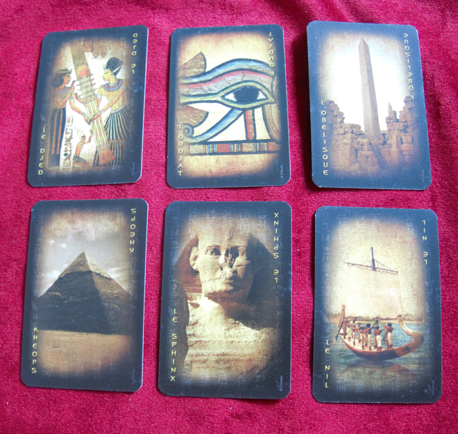 Egyptian grand oracle - Ramses Nefertiti cards - Pocket tarot
