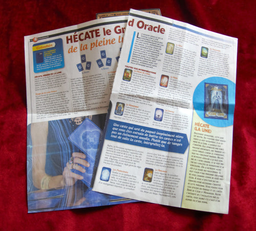Oracle de la pleine lune d'Hécate - Édition originale de magazine - Oracle lunaire français vintage