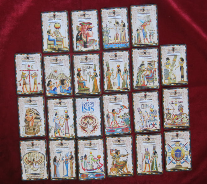Le Grand Tarot d'ISIS - Cartes de la Grande Prêtresse Égyptienne - Tarot de poche