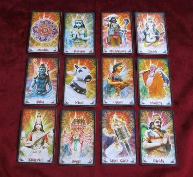 Shiva oracle - OUT OF PRINT - pocket tarot - Shiva Card Deck - Hindou oracle - L'oracle de Kali
