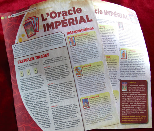 L'Oracle Impérial – Cartes divinatoires de poche vintage sur la sagesse orientale