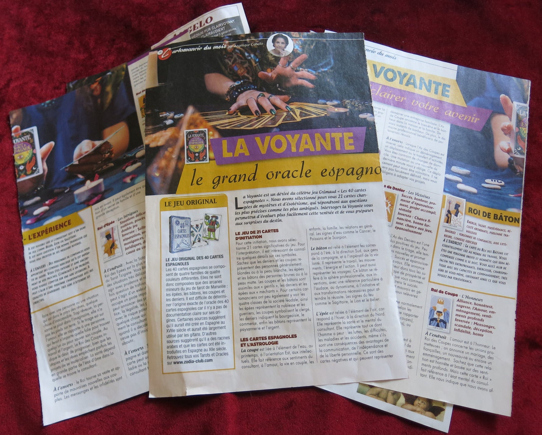 La Voyante – Le Grand Oracle Espagnol Mini Tarot (édition magazine français)