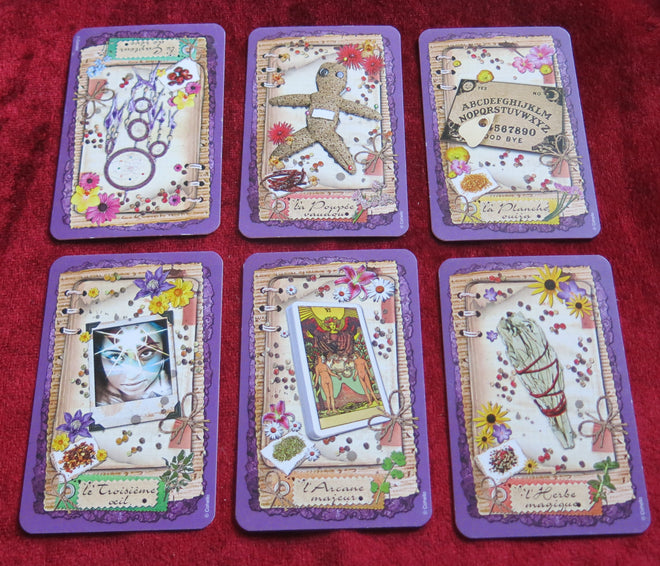 Le Grand Grimoire – Oracle Magique Français Vintage (années 1990-2000) - tarot de poche