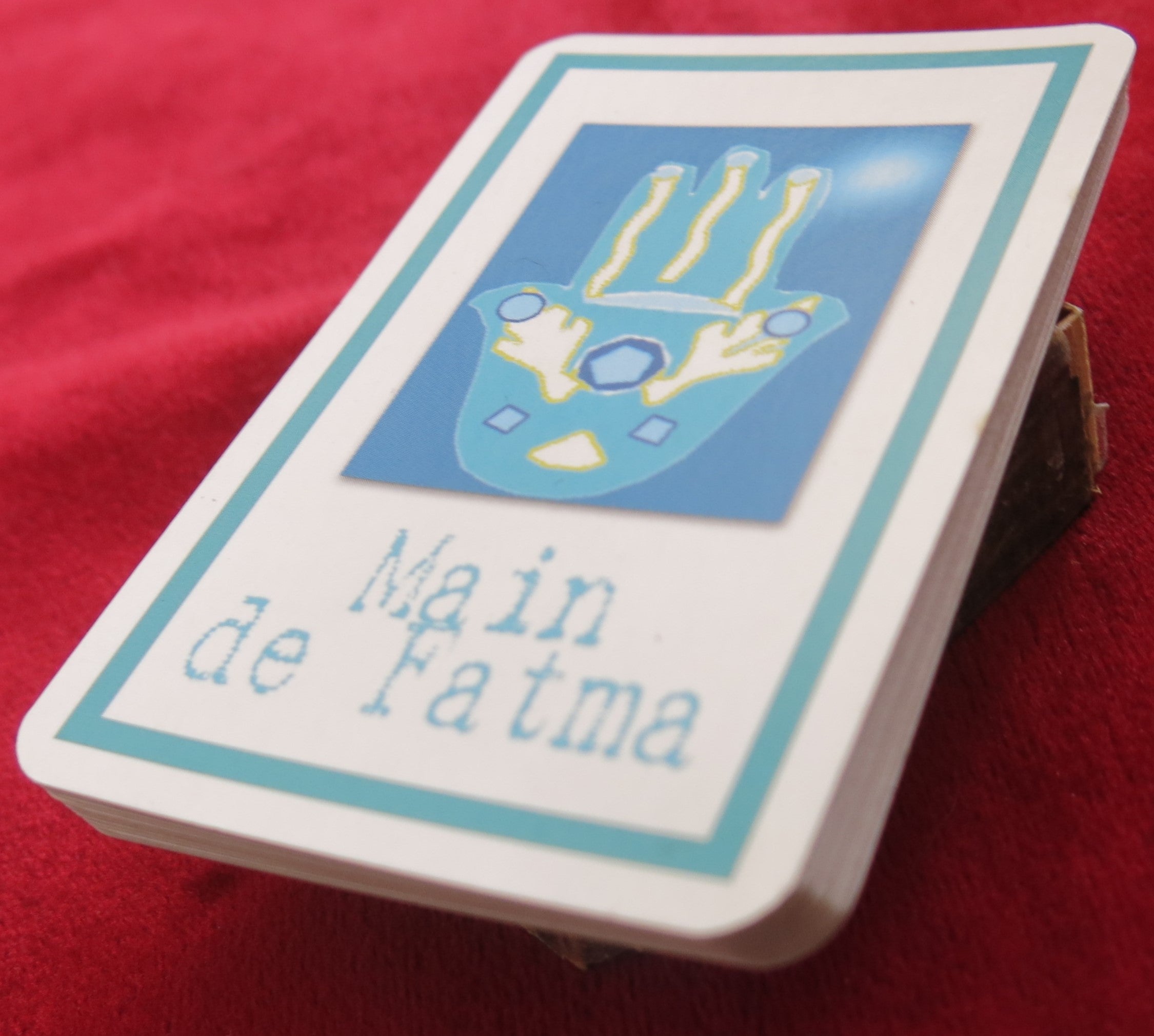 The Hand of Fatima Oracle - Pocket cards for palm reading - chiromancy