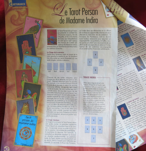 Mini Persian Tarot of Madame Indira – SEALED! - Vous et Votre Avenir Magazine – Vintage French Oracle Deck – OOP