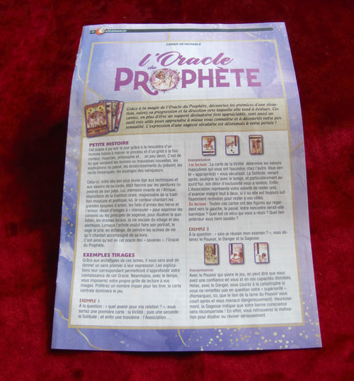 L'Oracle du Prophète – Cartes Oracle françaises rares des années 1990 – Édition originale