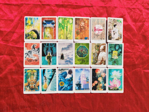 I Ching, Yi Jing, Shakti Wisdom, Hindu Deity, Asian Tarot, mandala oracle,