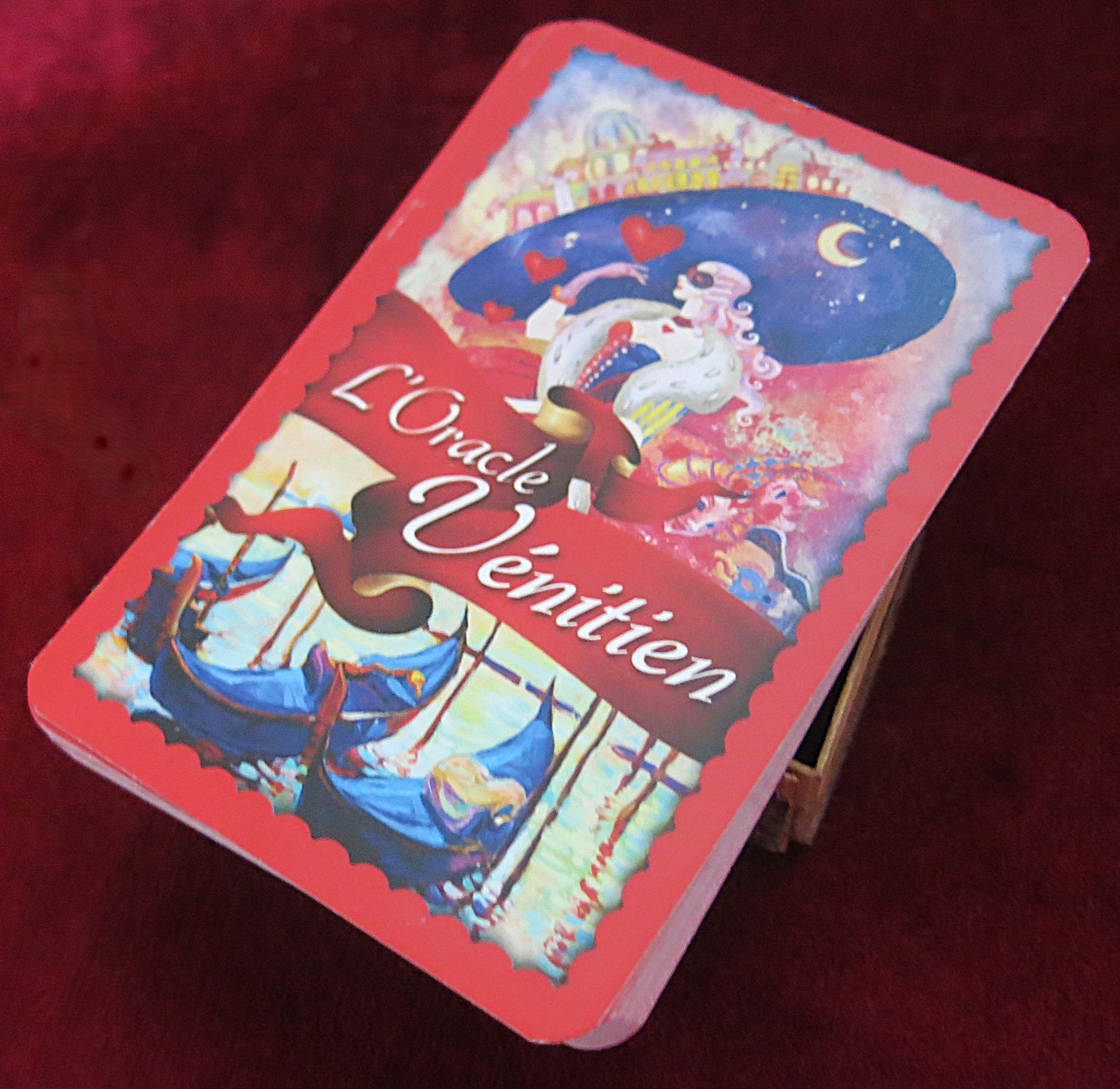 Vous et Votre Avenir Magasine

Venice Carnival

Venetian Tarot Deck

protective house spirit

lucky charm

luck increase souvenir

luck charm

Good luck gifts

Good Fortune deck of cards

