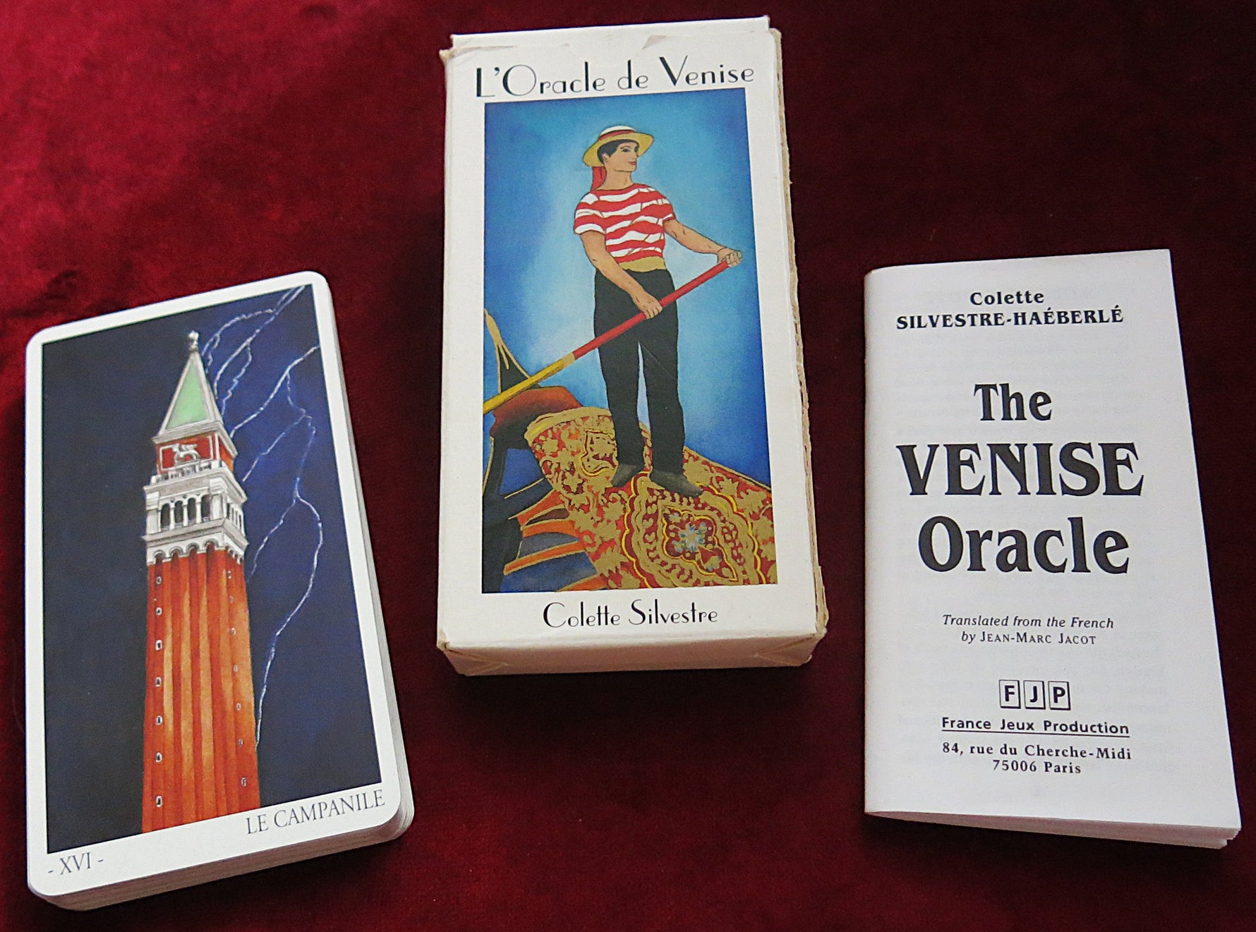 L’Oracle de Venise – Rare 1990s Cartomancy Deck – French & English Booklet