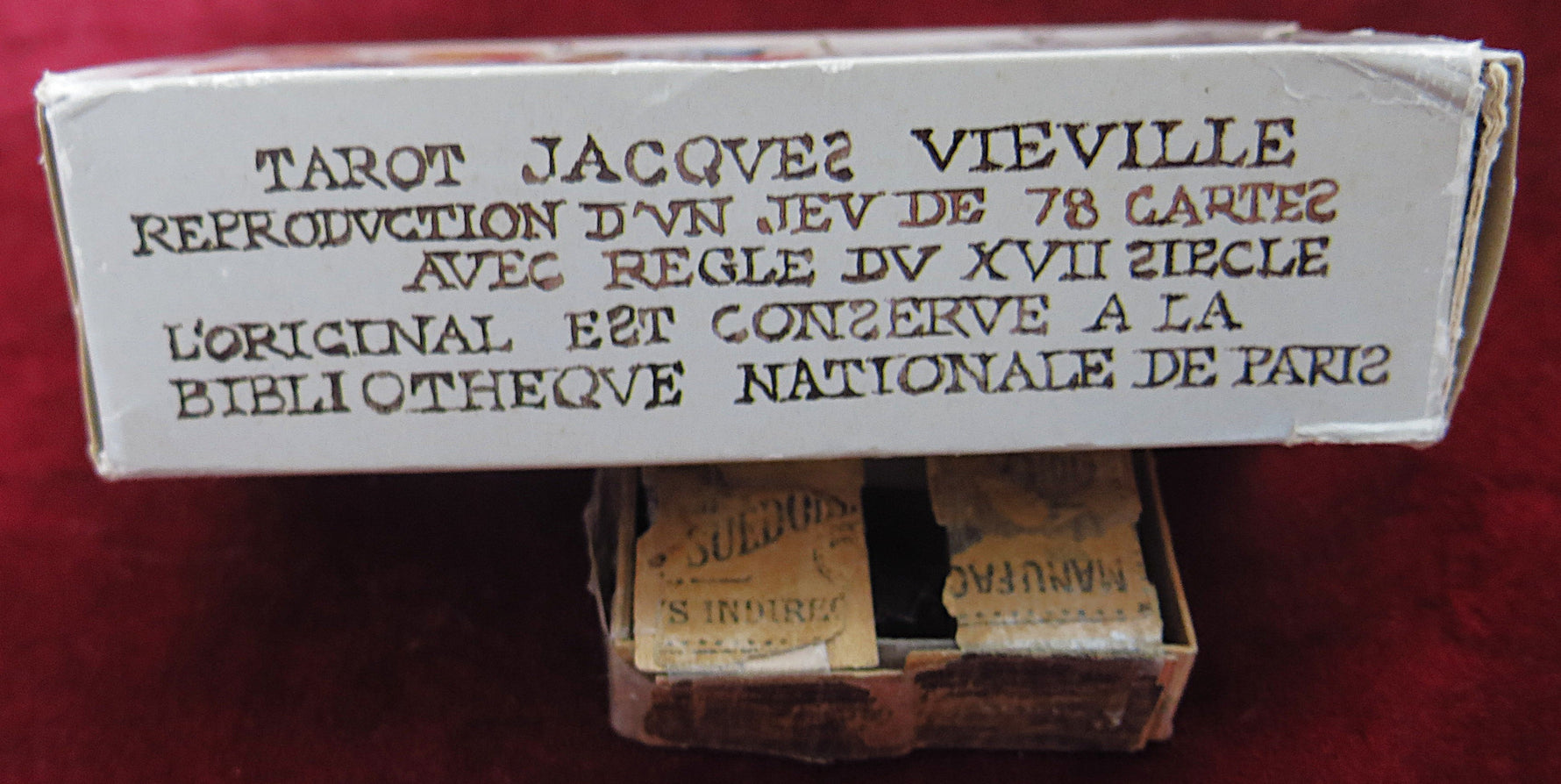 Tarot Jacques Viéville – Paris 1643-1664 – Historical French Tarot Facsimile – Made in France