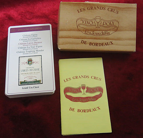 French Wine Poker Playing Cards  - Vino Poly Cards