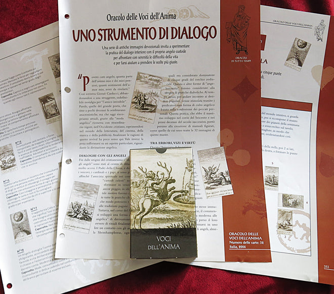 Voci dell'Anima – Oracle des Voix de l'Âme (Lo Scarabeo, 2003) – Cartes poétiques – Épuisé