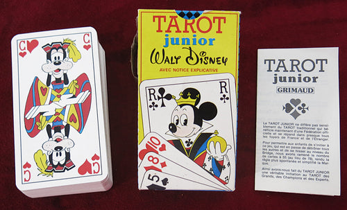 Tarot Grimaud Junior de 1979, édition Disney avec Mickey et ses amis, Walt Disney
