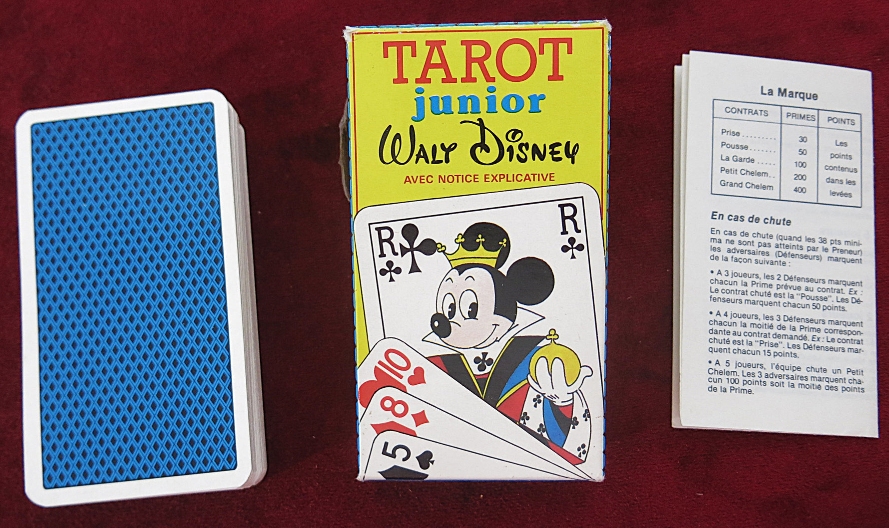 1979 Disney Edition Grimaud Tarot Junior – with Mickey & Friends