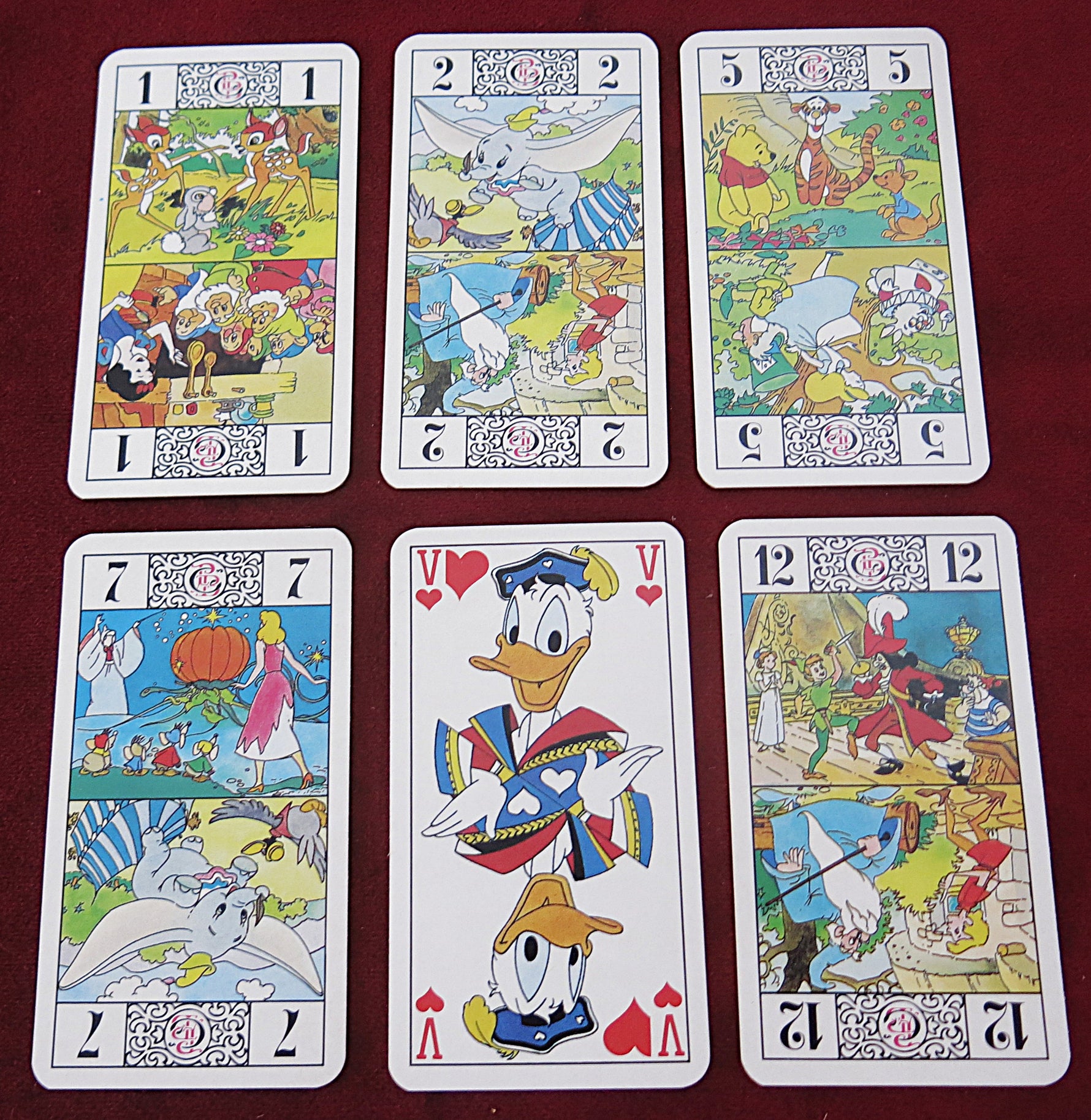 1979 Disney Edition Grimaud Tarot Junior – with Mickey & Friends