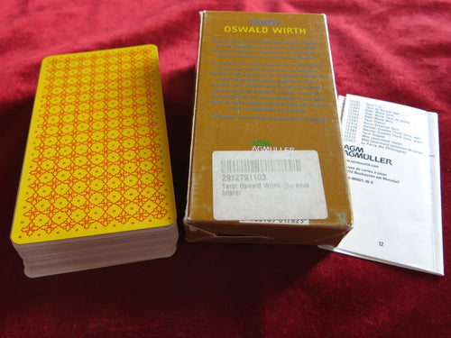 Tarot d'Oswald Wirth – Jeu de 78 cartes avec livret en français – Édition Vintage