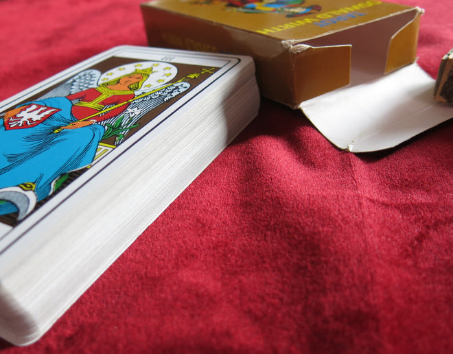 Tarot d'Oswald Wirth – Jeu de 78 cartes avec livret en français – Édition Vintage
