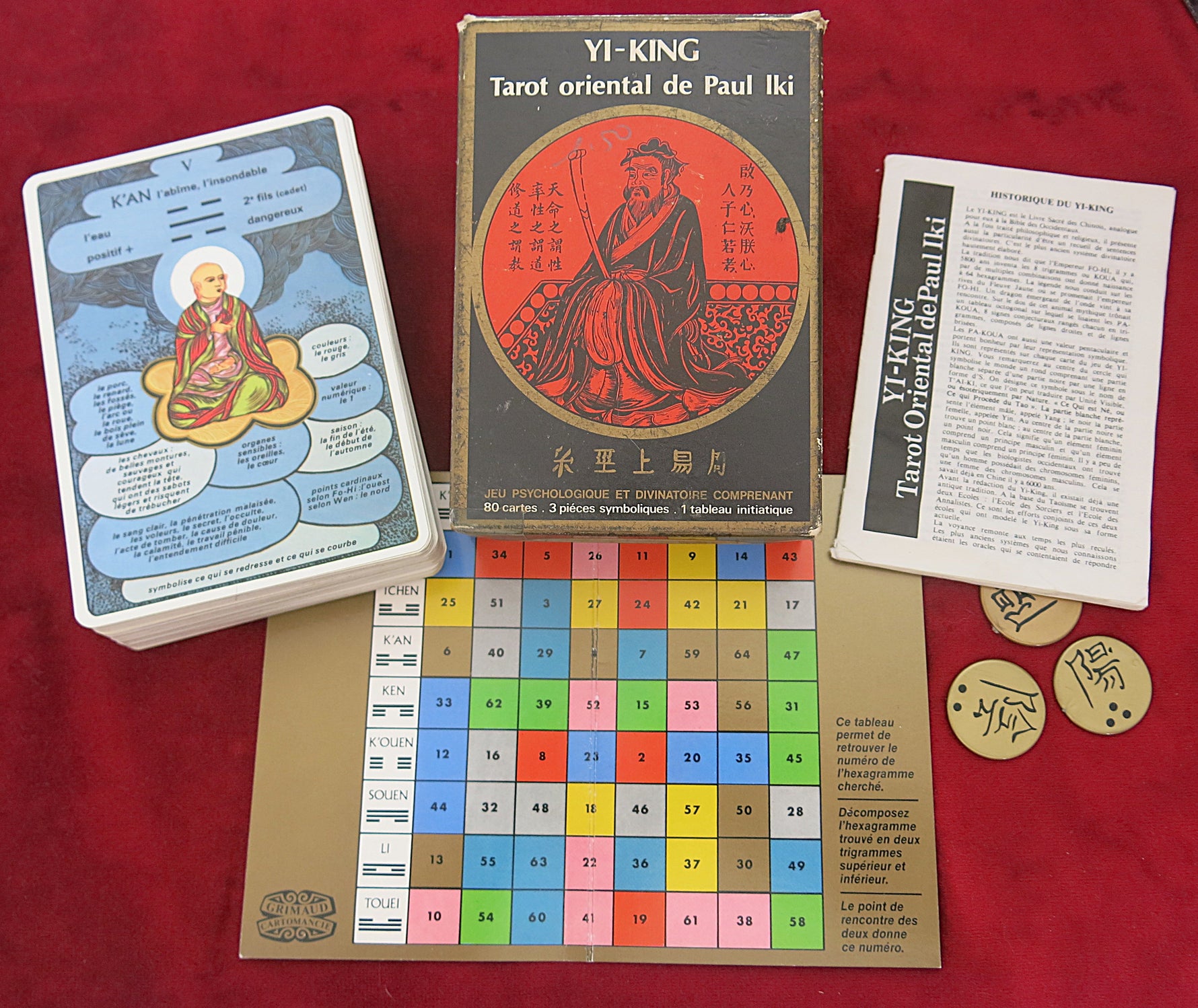 Yi-King – Tarot Oriental de Paul Iki (Grimaud, 1978)