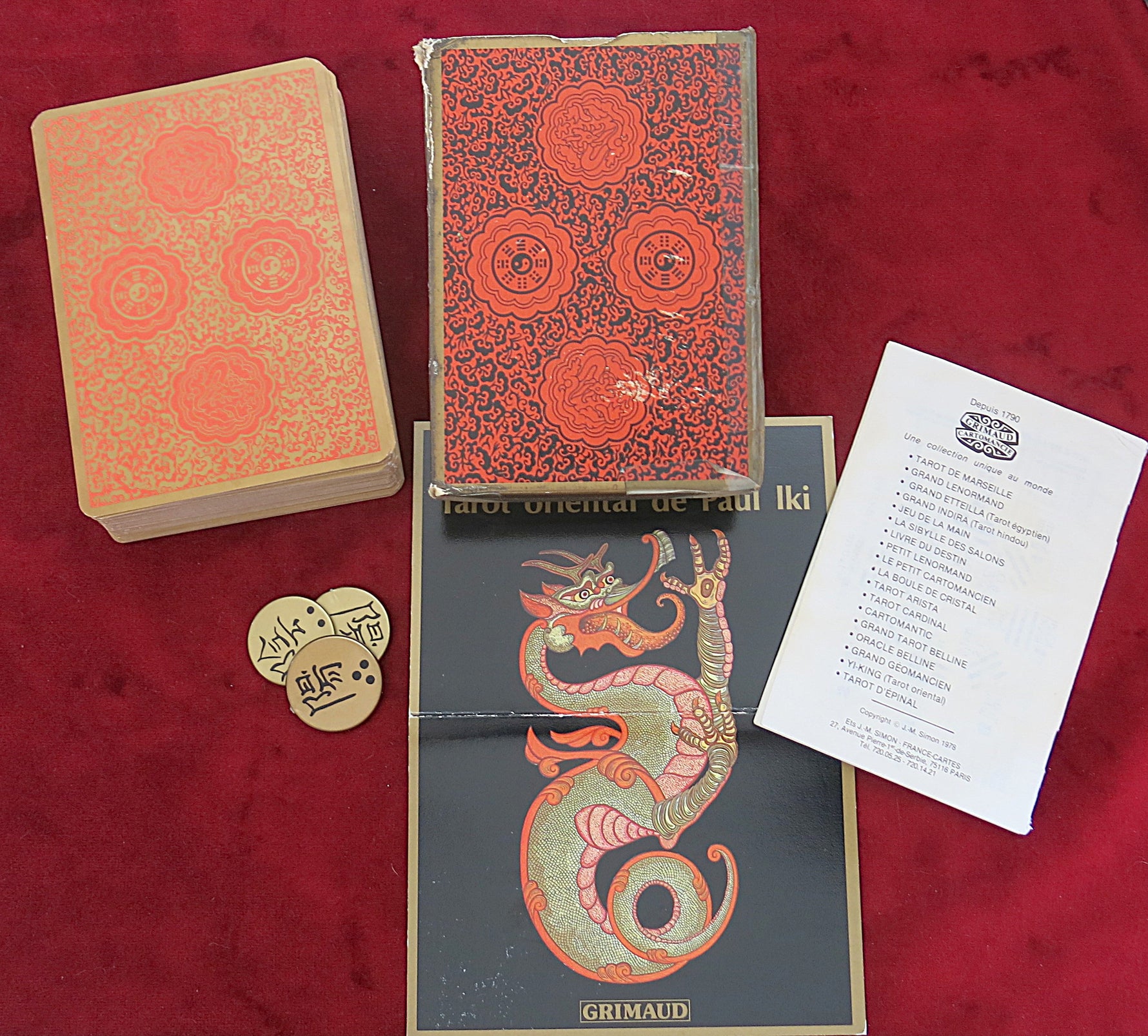 Yi-King – Tarot Oriental de Paul Iki (Grimaud, 1978)