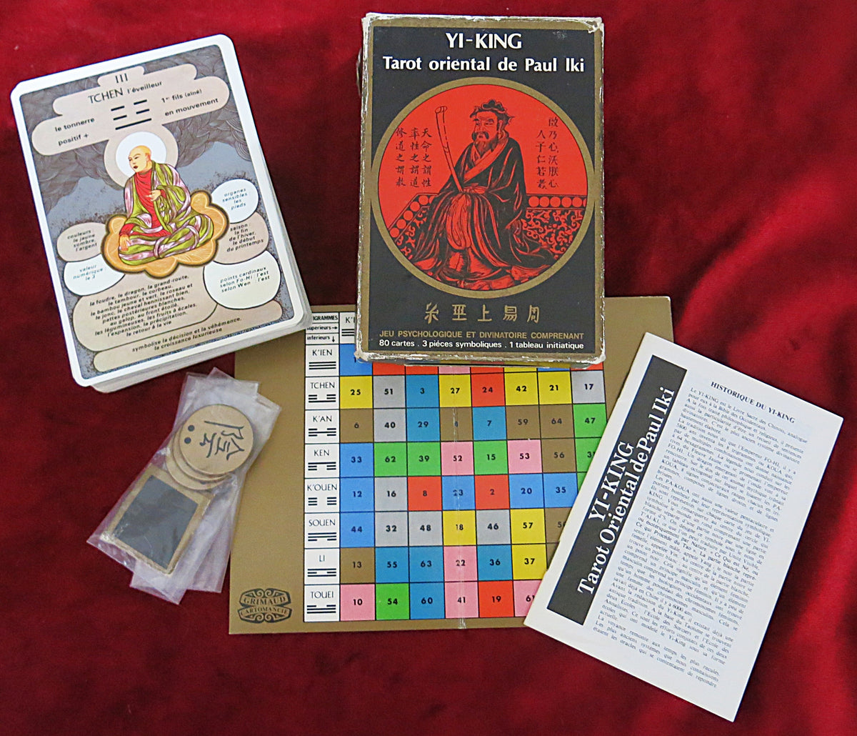 Yi-King – Tarot Oriental de Paul Iki (Grimaud, 1978) 