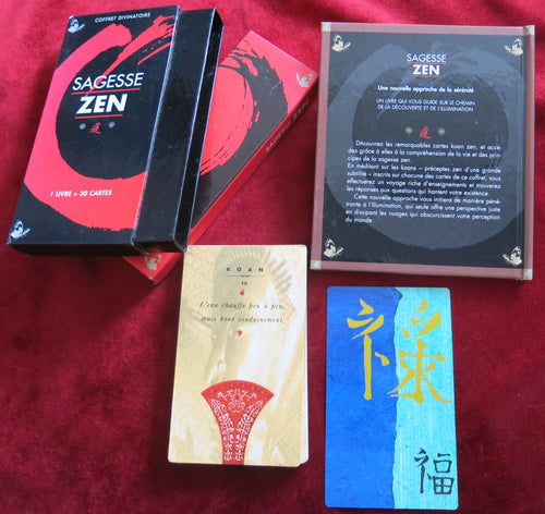 La sagesse du Zen – 30 cartes de koans et guide (2000) – Oracle Zen français