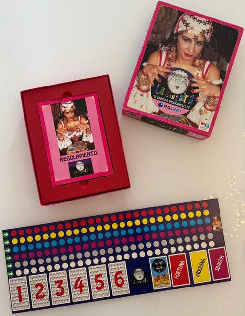 The Gypsy Girl playing riddles: La Zingara - 1996 Board game