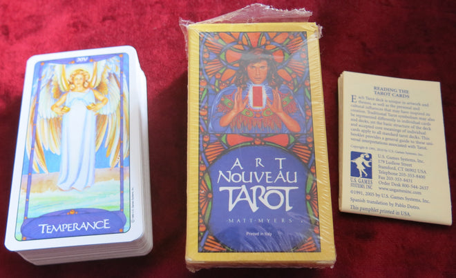 Art Nouveau Tarot Deck 1989 - Rare OOP 1989