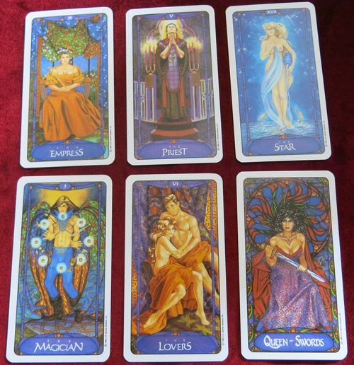 Art Nouveau Tarot Deck 1989 - Rare OOP 1989