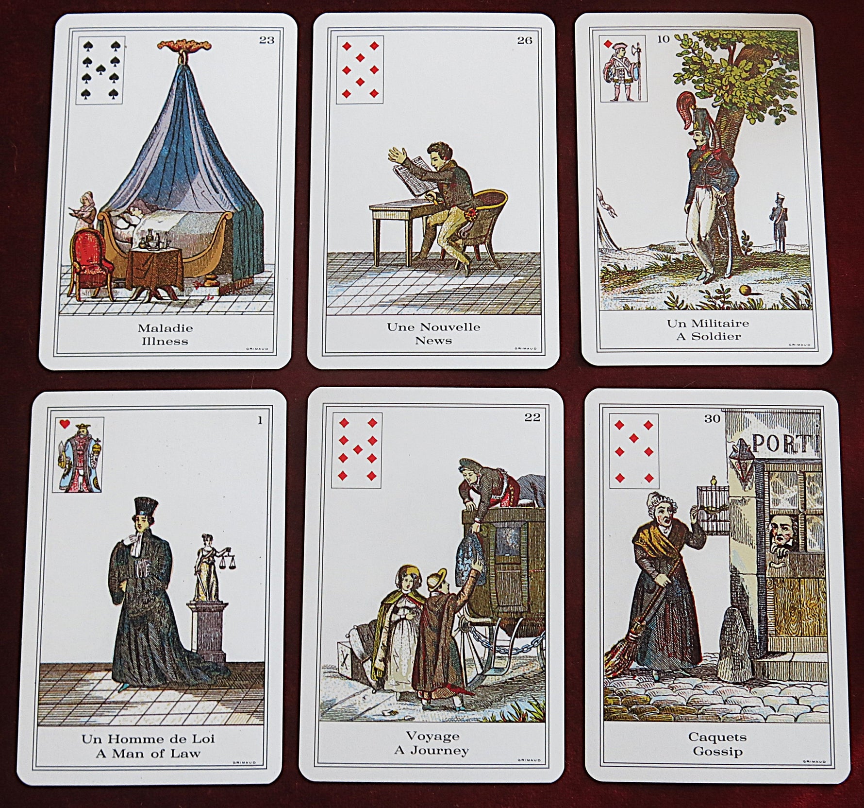 Le Livre du Destin – Grimaud 1977 / 1980s Oracle Deck - The Book of Destiny – VERY RARE Vintage Divination