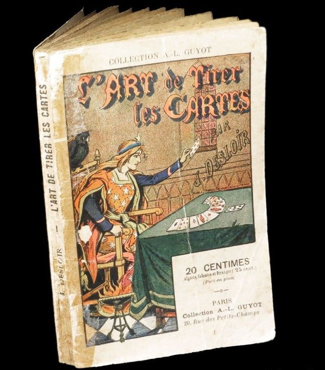 The Art of Drawing Cards - Early 1900s old esoteric book - Vintage fortune teller book - Mademoiselle Lenormand rare book