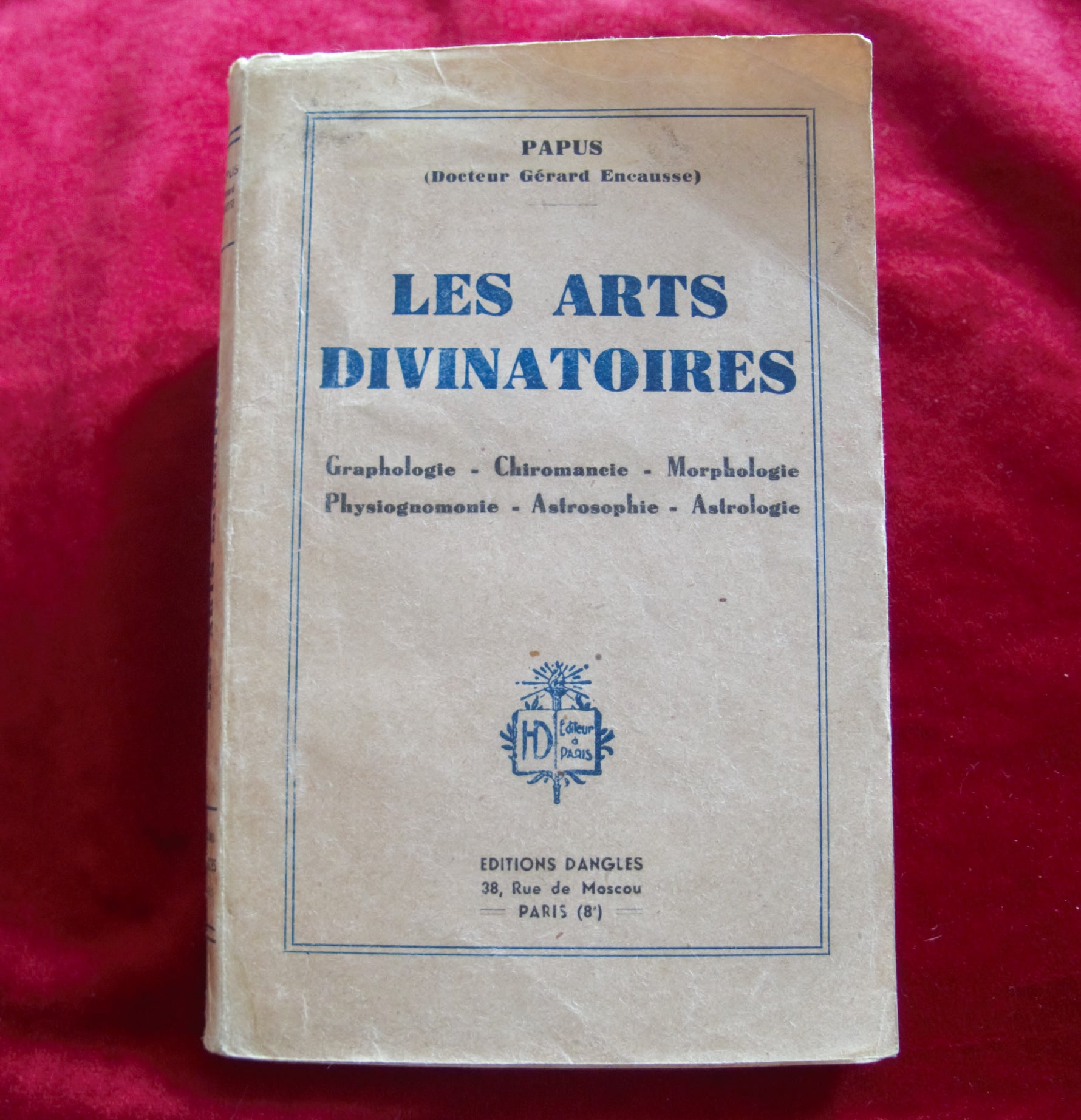 Les arts divinatoires 1947 - livre vintage PAPUS 