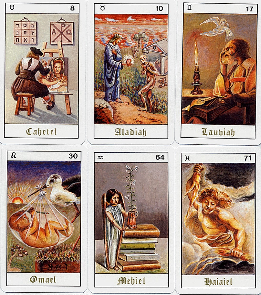 Cabalistic Tarot 1996 by Ikarial – Kabbalistic Angels & Zodiac System
