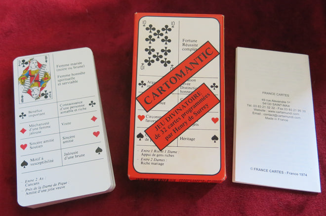 Cartomantic - Ancient divination game - 1974 - Collection, no longer published