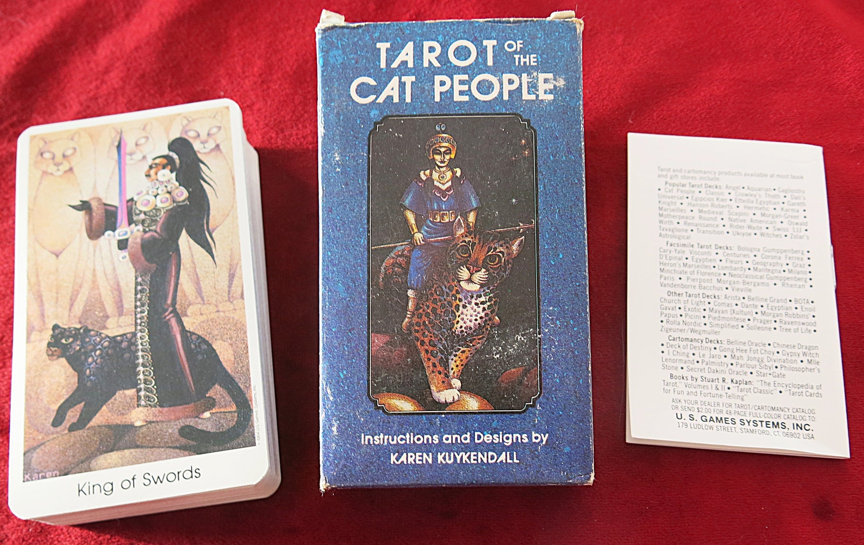 Tarot of the Cat People – 1985 – Very Rare Vintage Deck - Tarot of the Felines