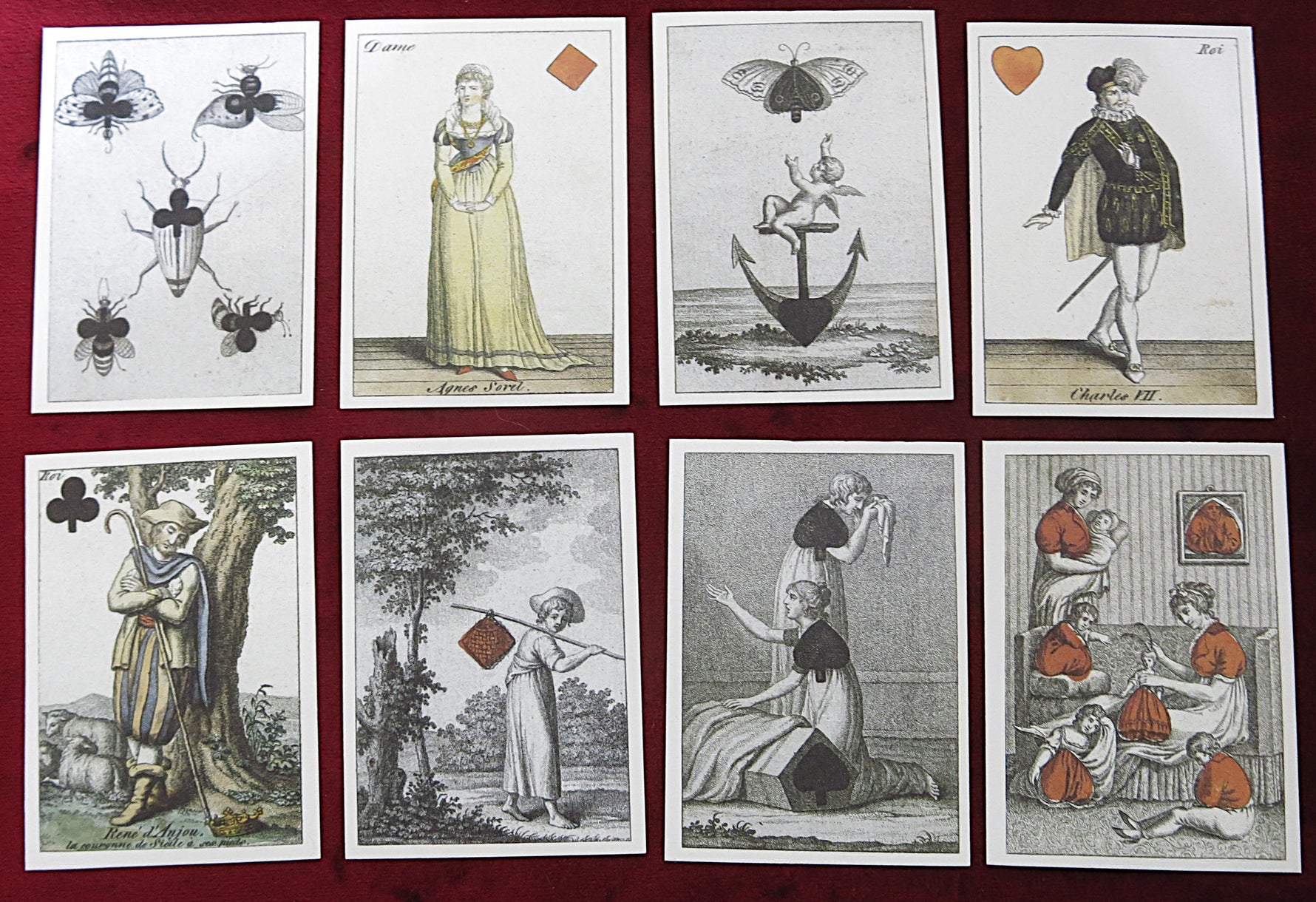 Jeu de Cotta – 1984 Grimaud – Historical Transformation Playing Cards