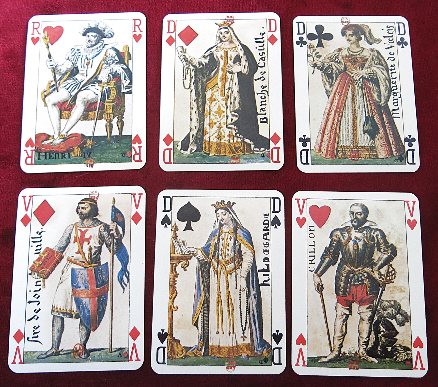 Dames of France - 1982 - Reines de France Playing Cards