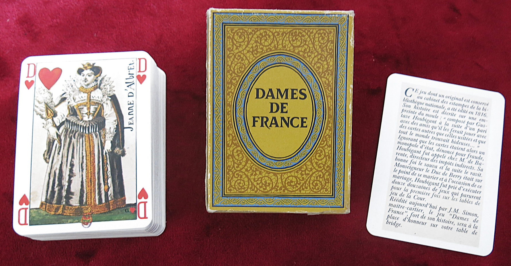 Dames of France - 1982 - Reines de France Playing Cards