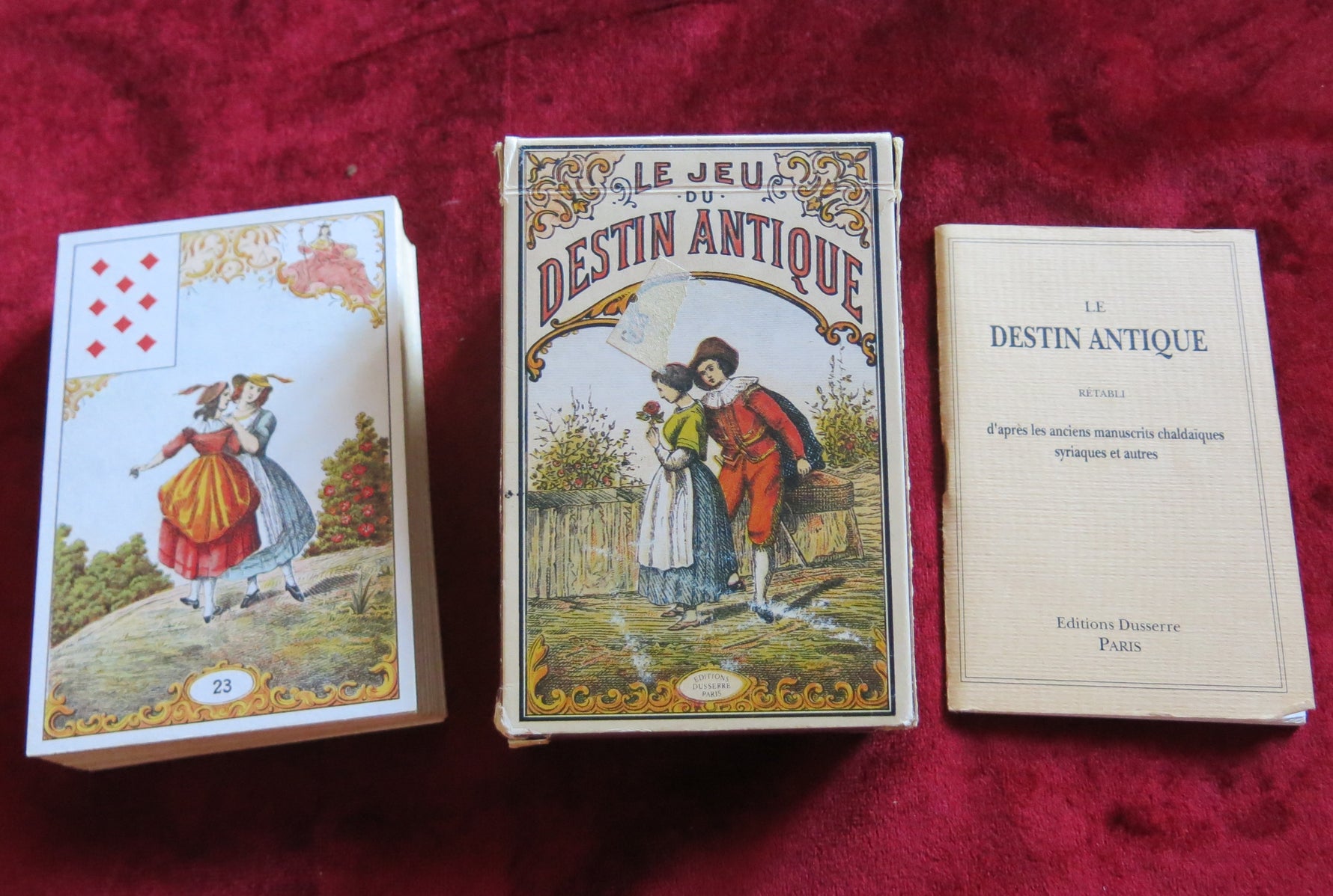 Le Jeu du Destin Antique - Hard to Find Fortune Telling Cards