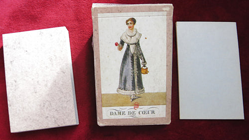 Épreuve aux Dames – Cartes divinatoires françaises – Reproduction d'un jeu de 1820 – TRÈS RARE, ÉPUISÉ