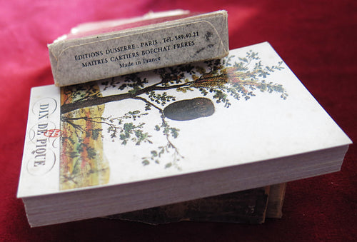 Épreuve aux Dames – Cartes divinatoires françaises – Reproduction d'un jeu de 1820 – TRÈS RARE, ÉPUISÉ